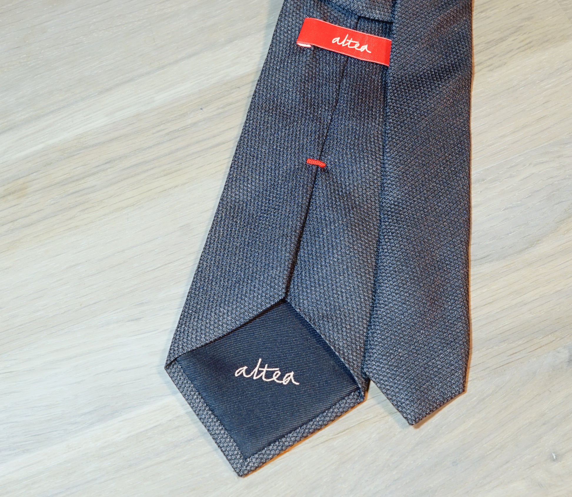 Altea-Steel-blue-silk-tie-back