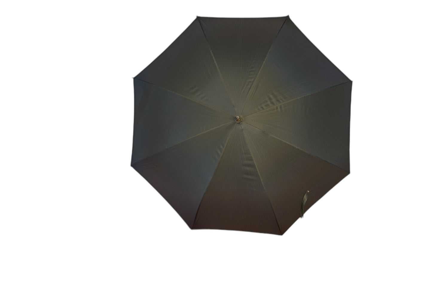 Dark Green Chestnut Solid Stick Umbrella