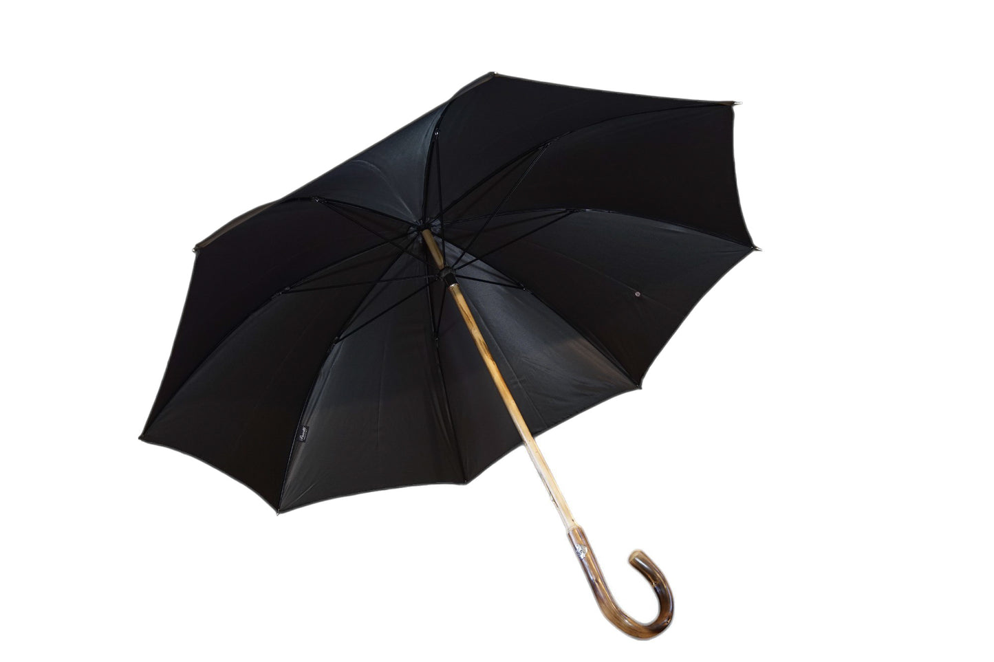 Dark Green Chestnut Solid Stick Umbrella