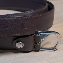 Ladda upp bild till gallerivisning, Anderson´s Dark Brown Calf Belt
