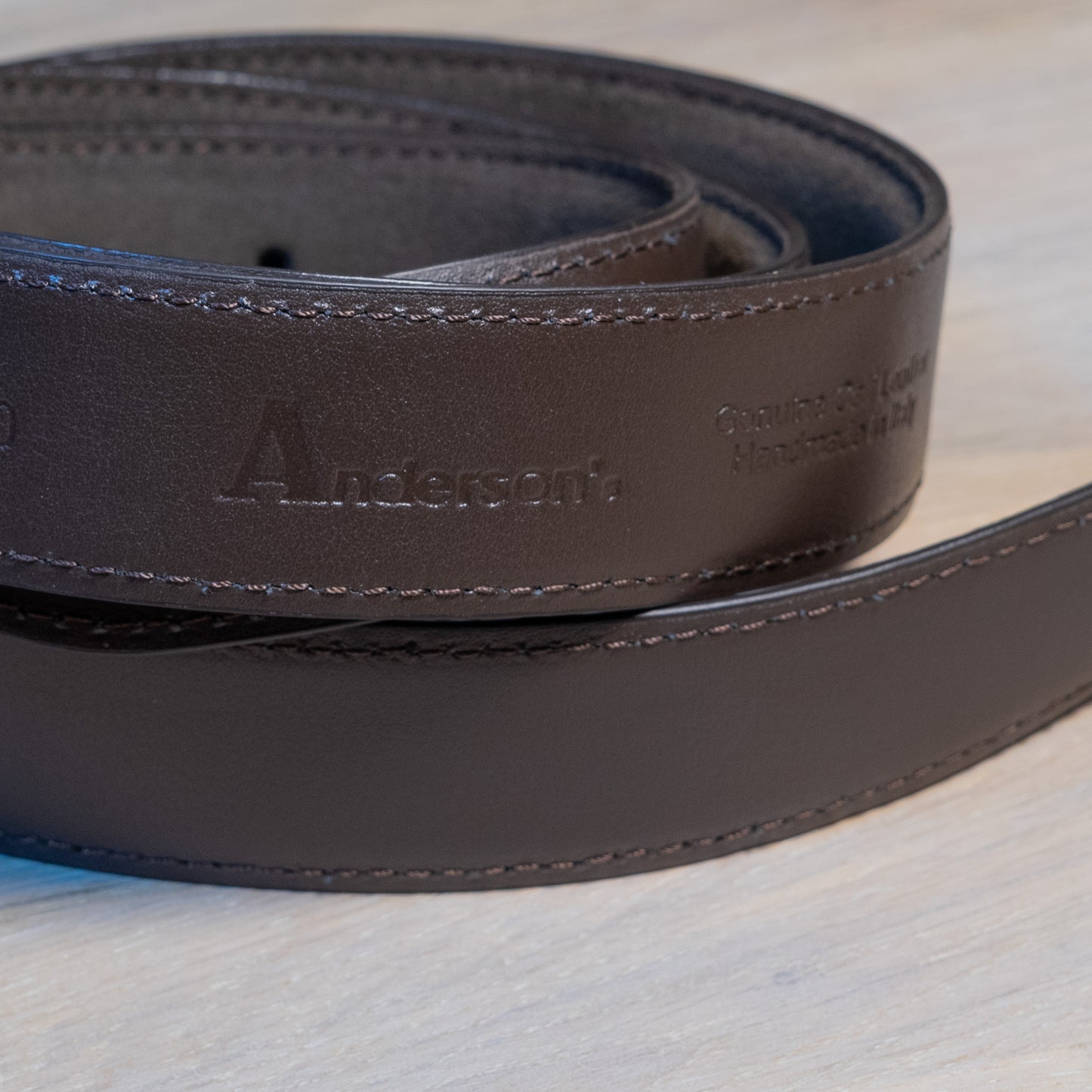 Anderson´s Dark Brown Suede Belt