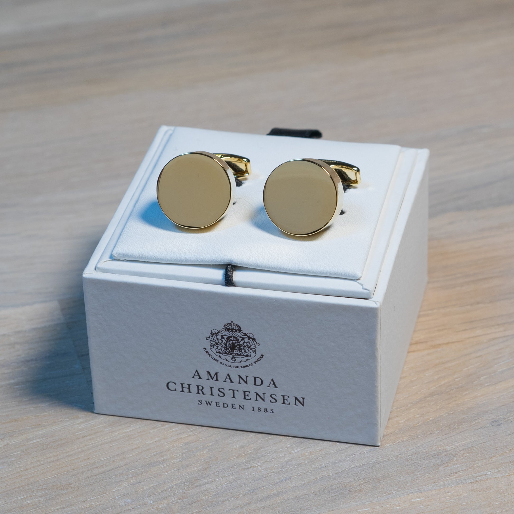 Amanda-Christensen-Gold-finished-Cufflinks