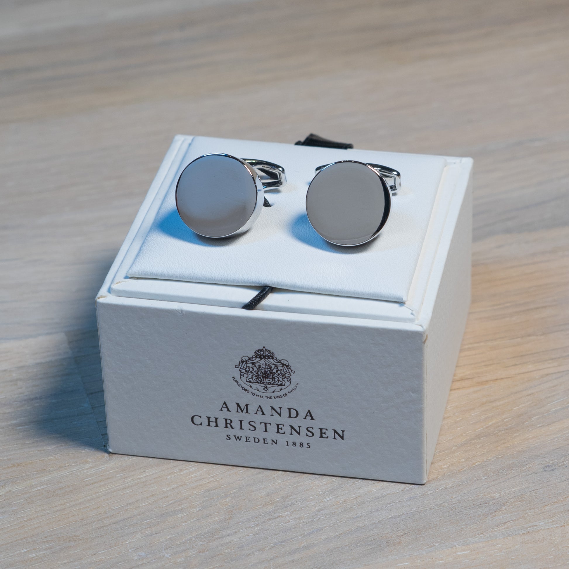 Amanda-Christensen-Silver-Finished-Cufflinks