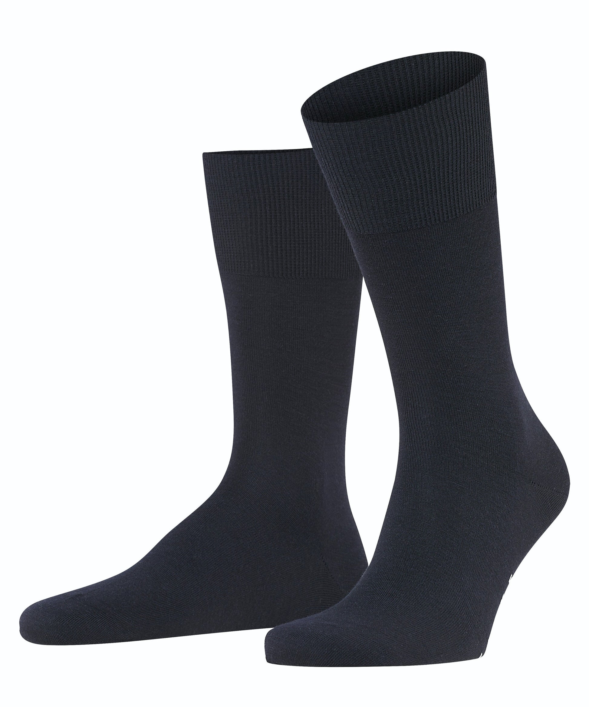 Airport Dark Navy Wool/Cotton Socks - The Bespoke Shop