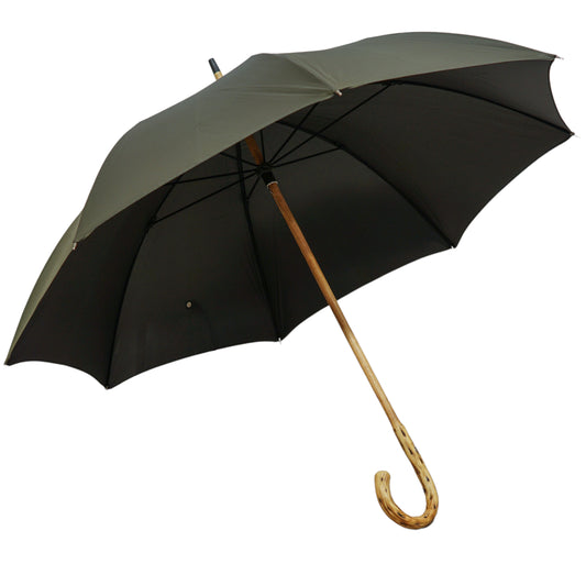 Solid Broom Tree Wooden Stick Umbrella - The Bespoke Shop