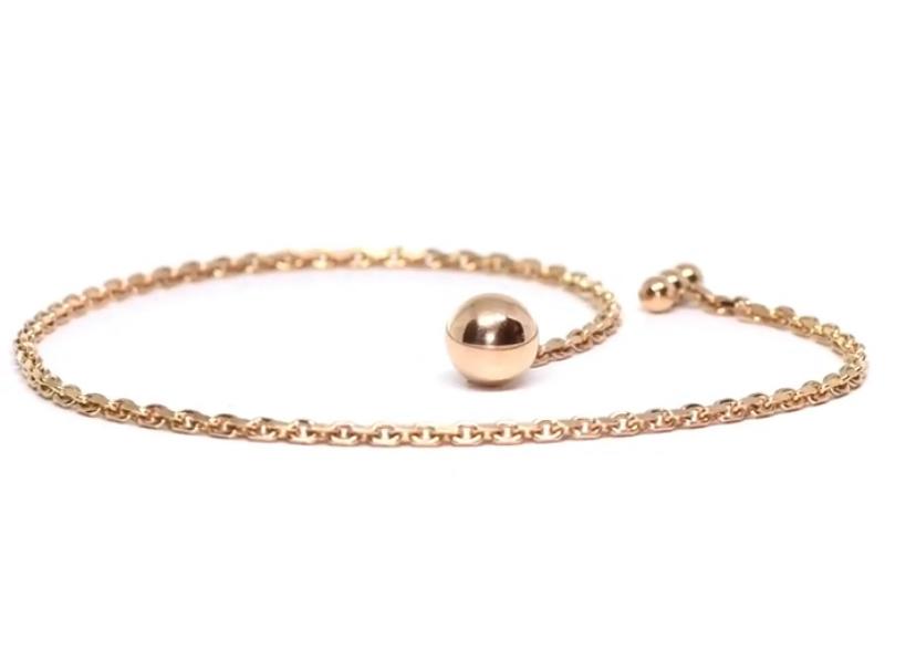 Rosé Gold Plated Solid 925 Sterling Silver Lapel Chain - The Bespoke Shop 