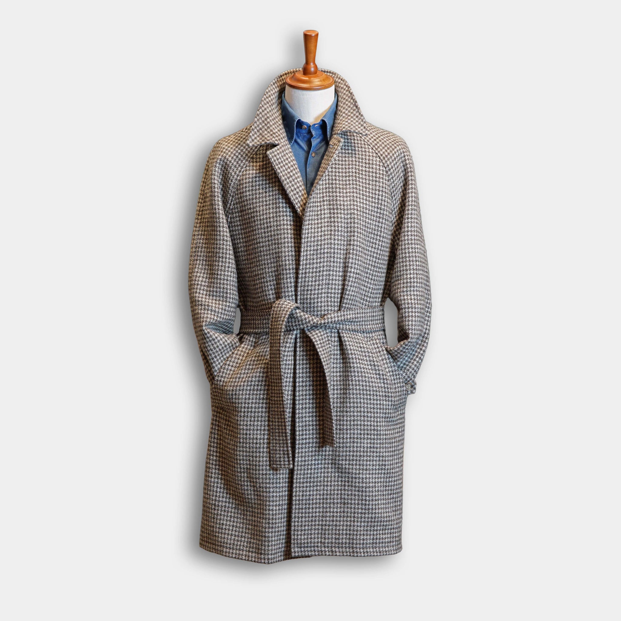 EXAMPLE RAGLAN WOOL COAT - チェスターコート