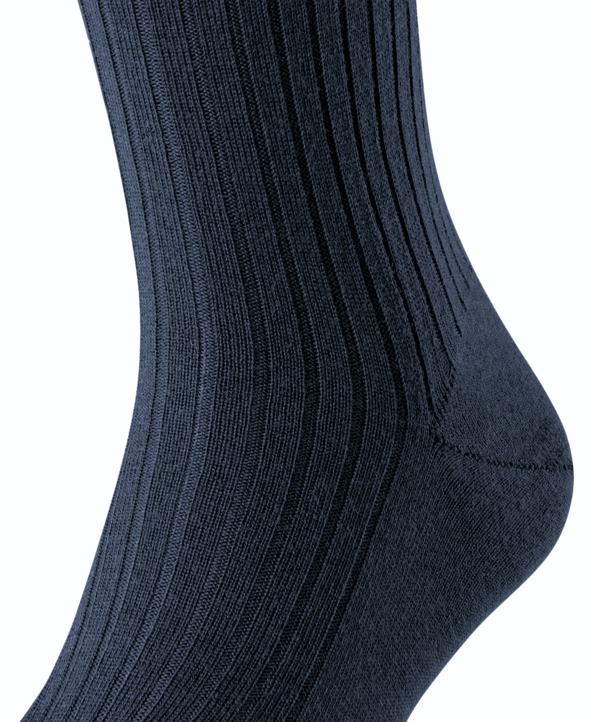 Bristol Navy Wool knee-high Socks - The Bespoke Shop 